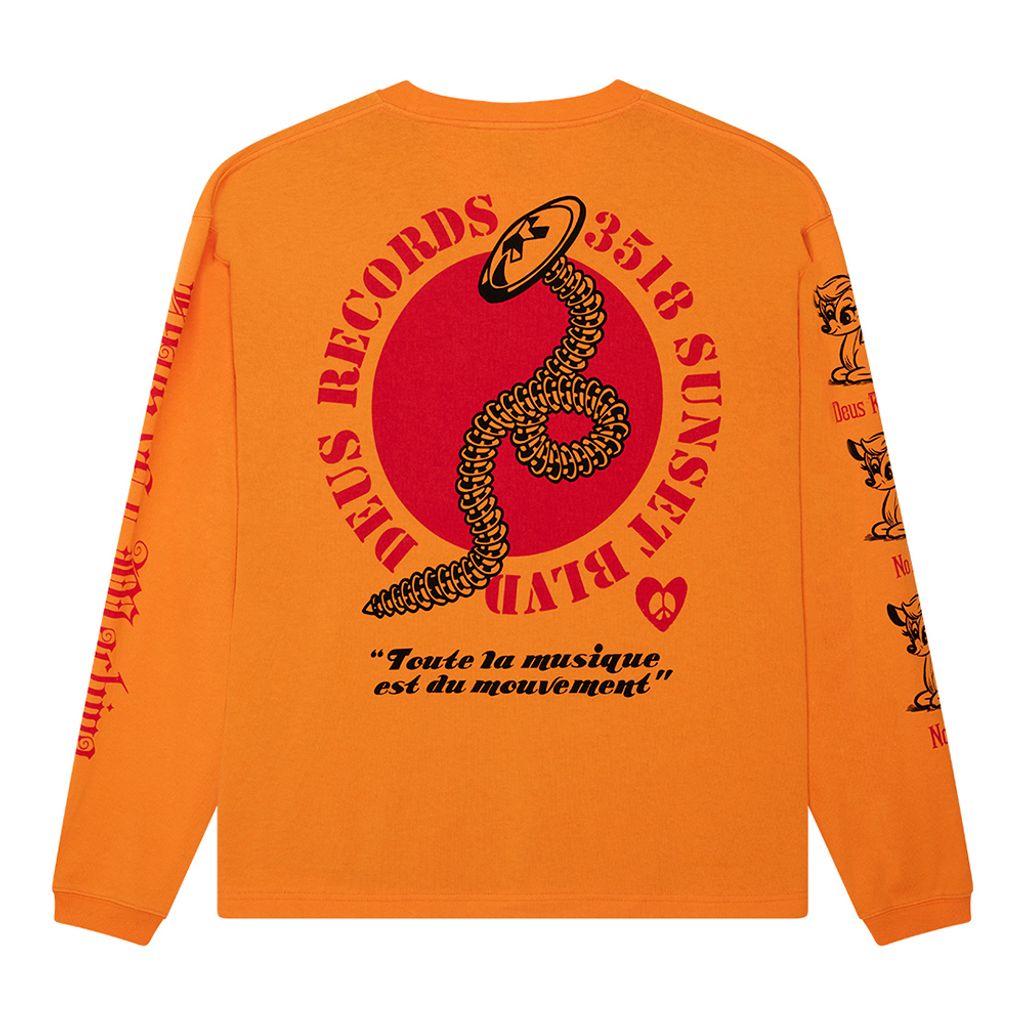 DUP251977A-DANCING GHOST TEE-PERSIMMON ORANGE-15