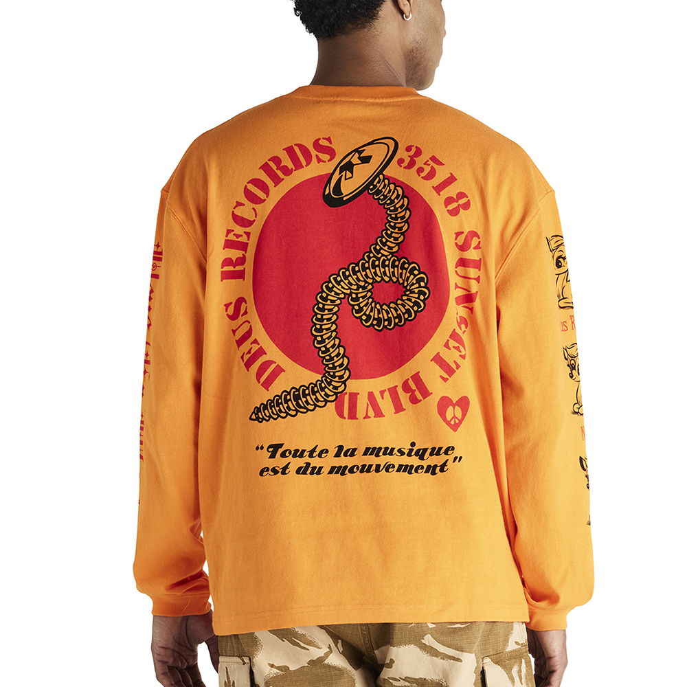 DUP251977A-Dancing Ghost Ls Tee-Persimmon Orange-2