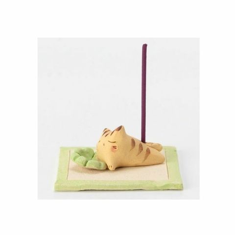 Craftman house 瀨戶燒 四葉草與貓香立_2.jpg