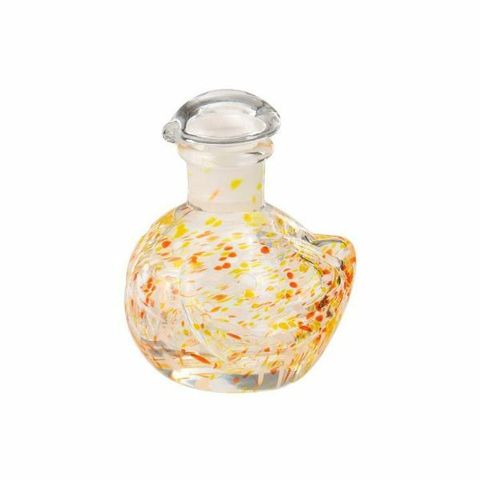 廣田硝子 涼夏清透玻璃鳥形醬油瓶_橘.jpg