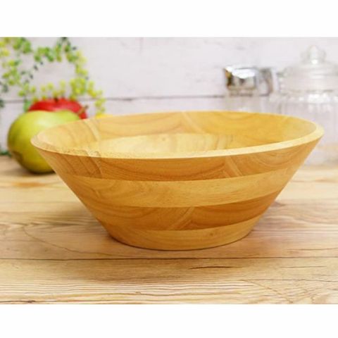 自然風 環保橡膠木手工沙拉碗_2