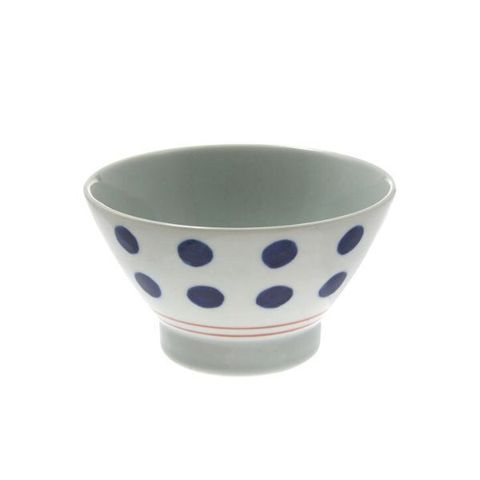 石丸陶藝波見佐燒水玉∕條紋夫妻碗禮盒_2