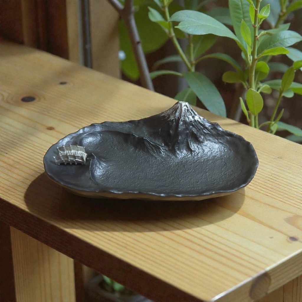 銀雅堂倒映富士香立_黑_3