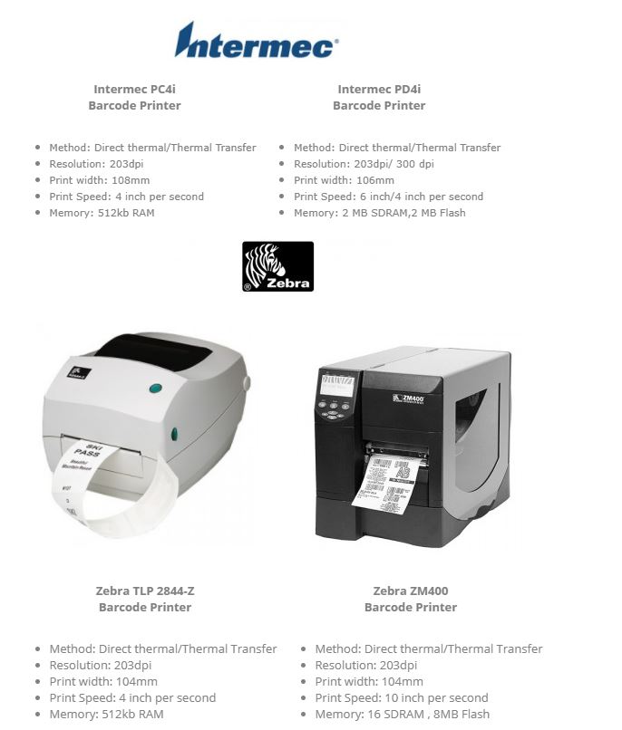 Barcode Printer Sds Associates Sdn Bhd