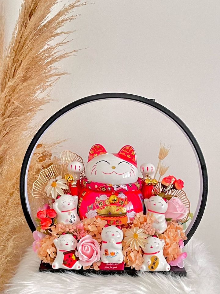 Meow Blessing Flowers 2