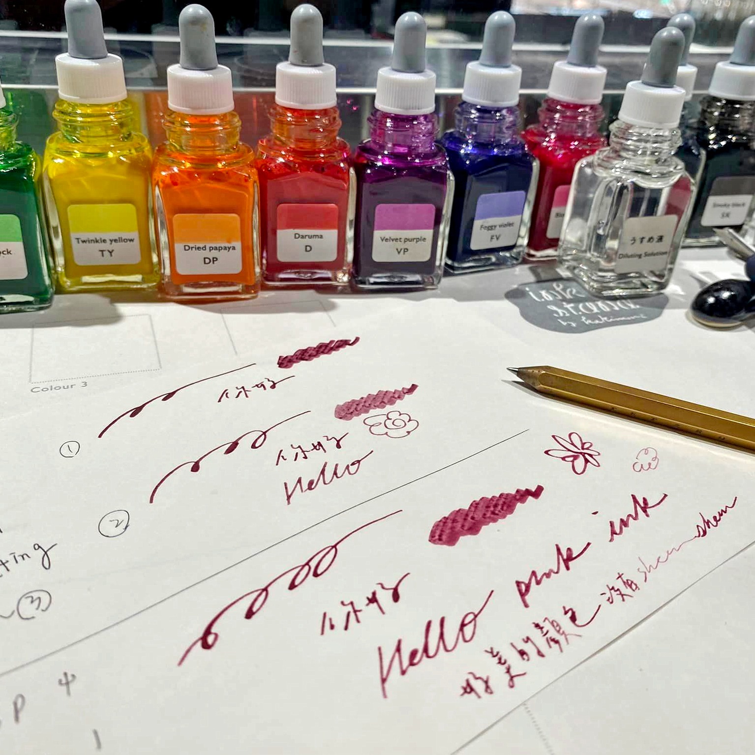 東京自製墨水體驗：Ink Stand by KAKIMORI