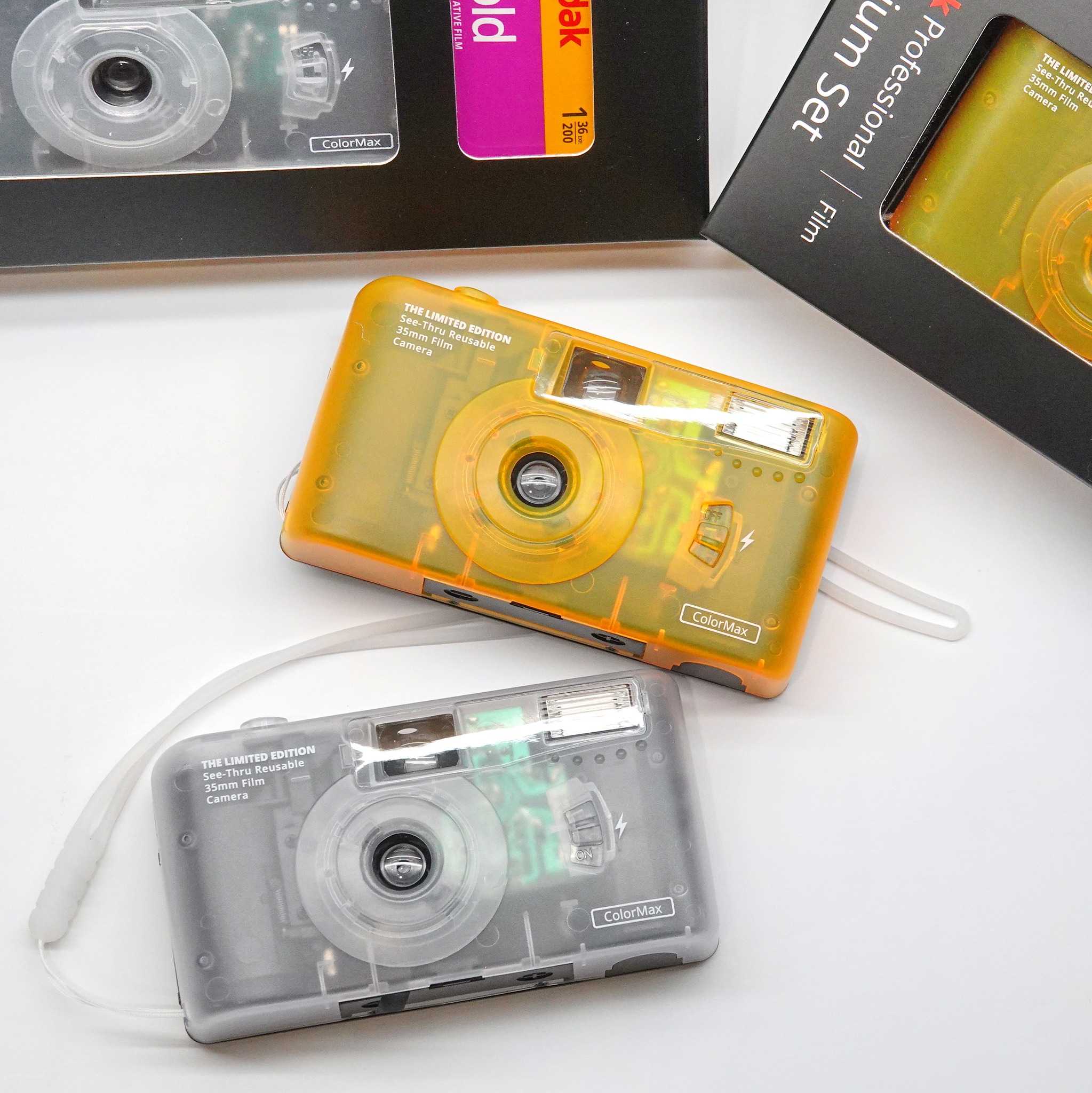 ColorMax x 柯達Kodak Professional Film 透明可重複使用底片相機 (含一卷Gold 200/36張)