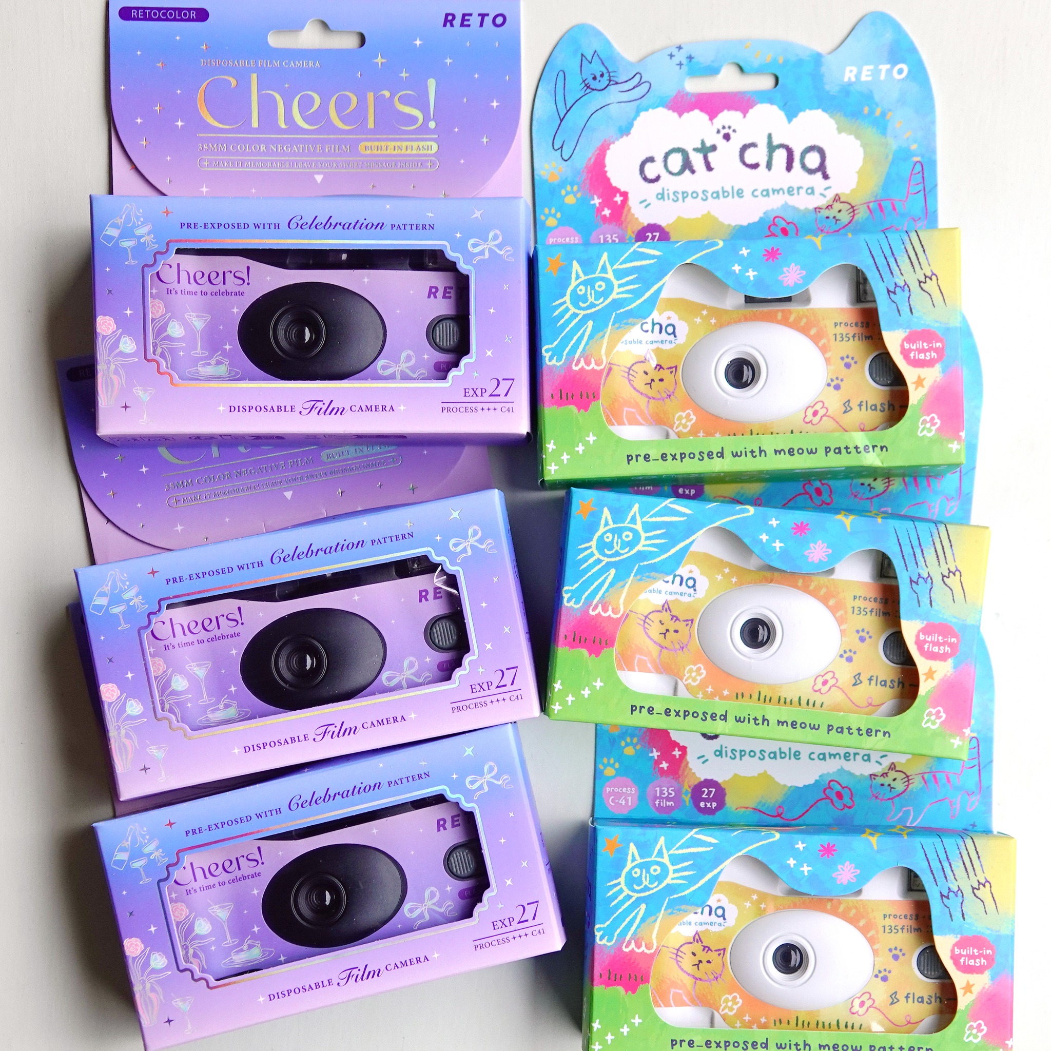 又有好玩的即可拍了! Cat'Cha & Cheers 2 款