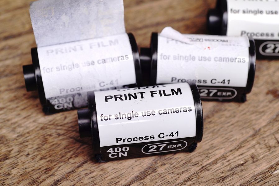 For single use cameras (Color Print Film)