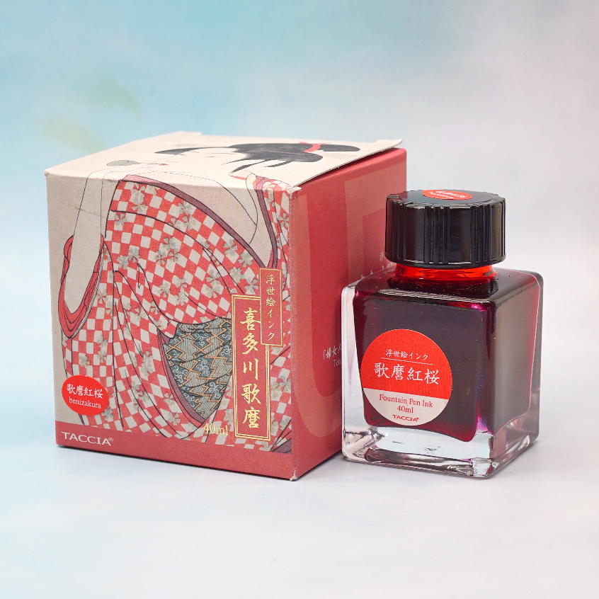 TACCIA｜浮世繪鋼筆墨水歌麿紅桜／喜多川歌麿– 茉莉生活風格Molly