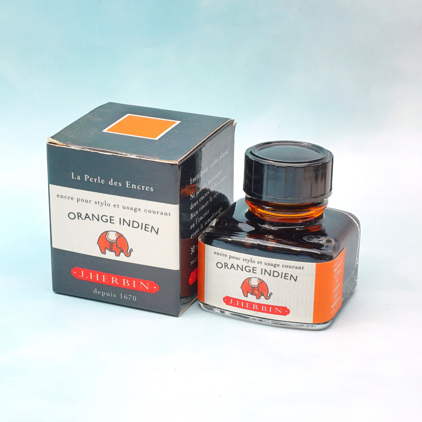 J.Herbin｜珍珠彩墨印度橙Orange Indien／鋼筆墨水（30ml） – 茉莉生活