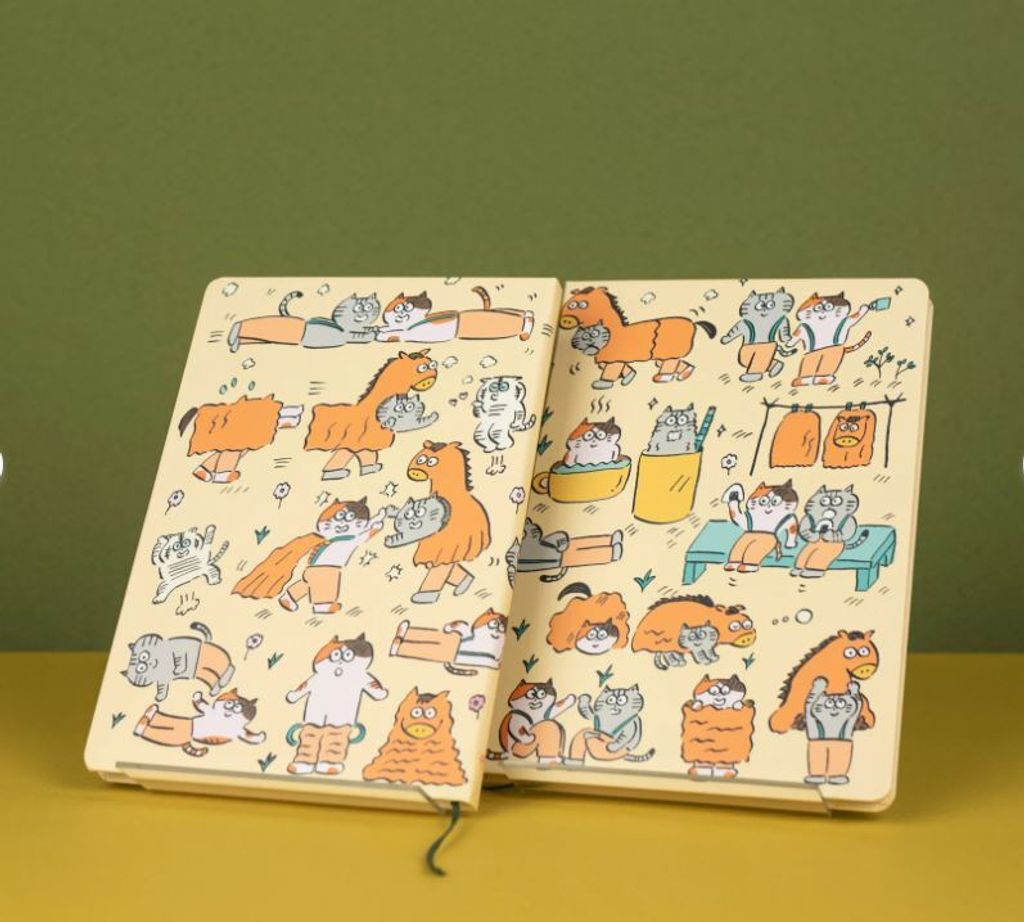 aiueo 2026 monthly pantomime yellow