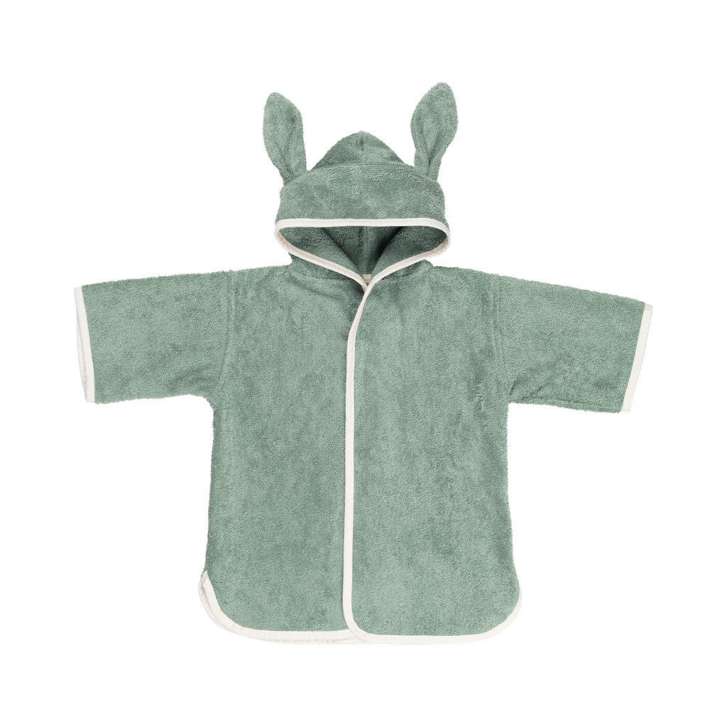 Poncho-robe - Baby - Bunny - Eucalyptus (primary)