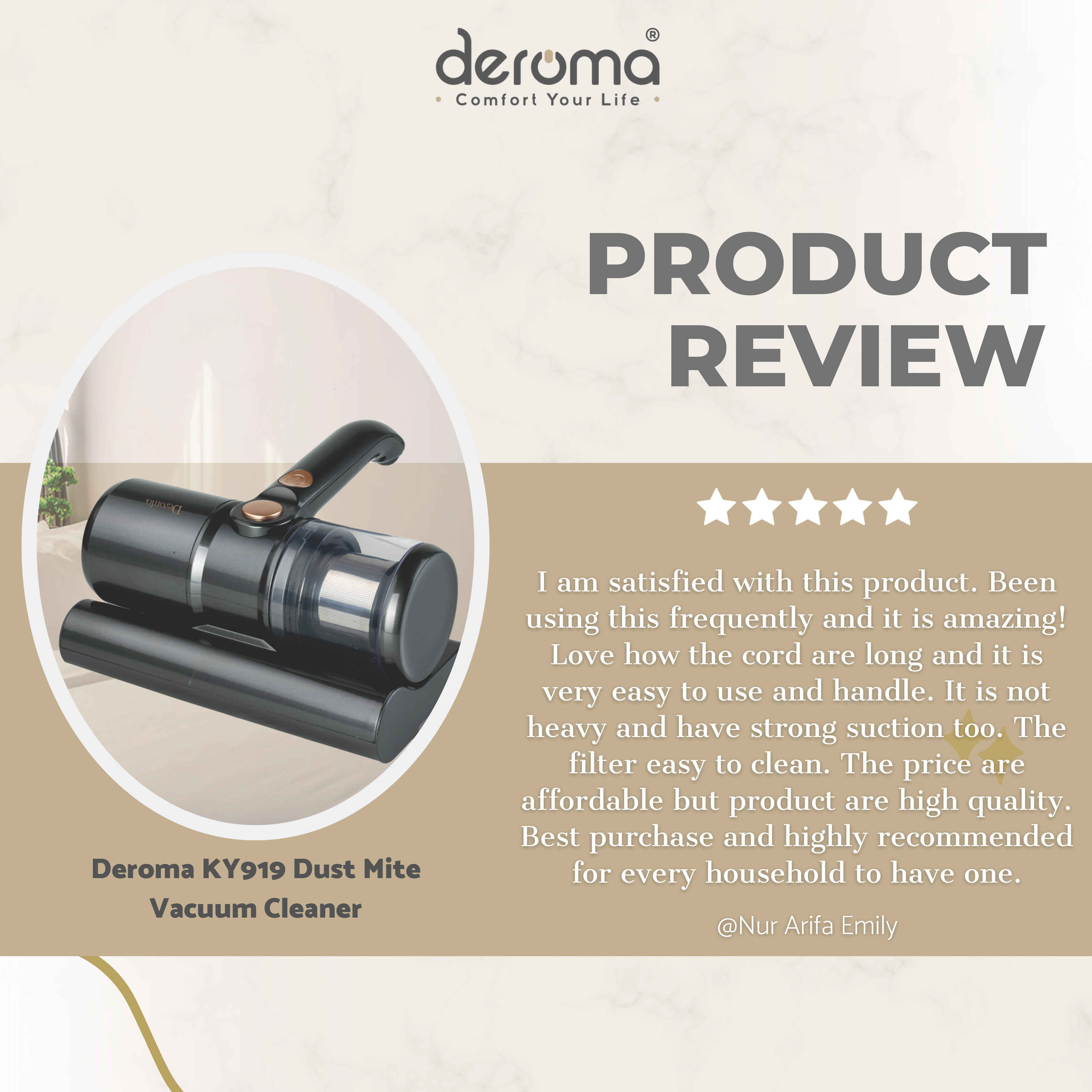 Deroma Product Review 3