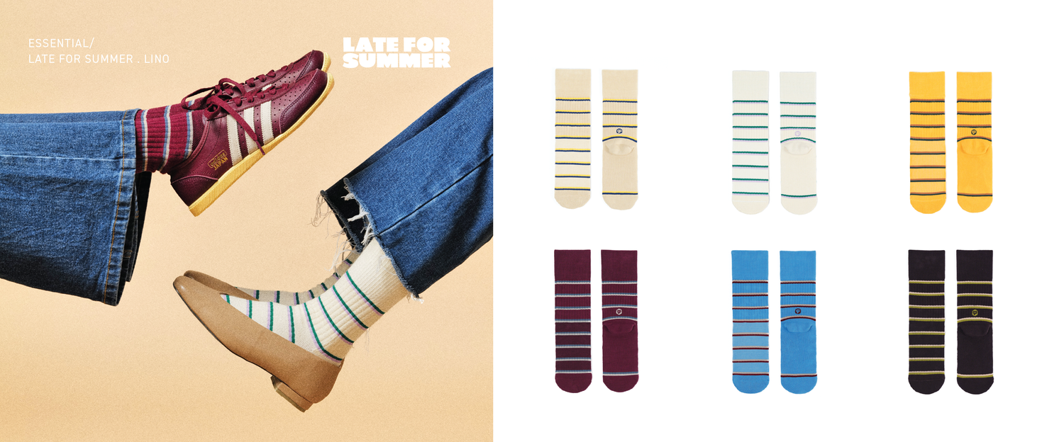 GOODPAIRSOCKS - LATE FOR SUMMER / Lino