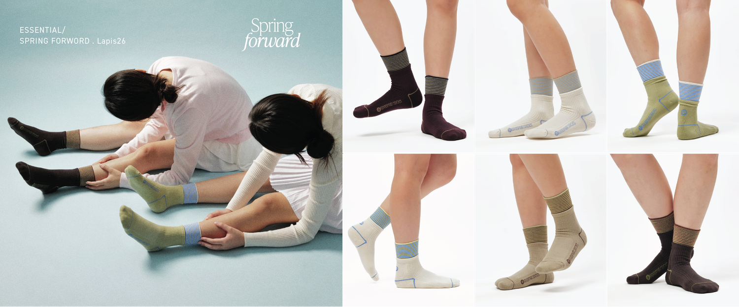 GOODPAIRSOCKS - SPRING FORWARD / Lapis 26