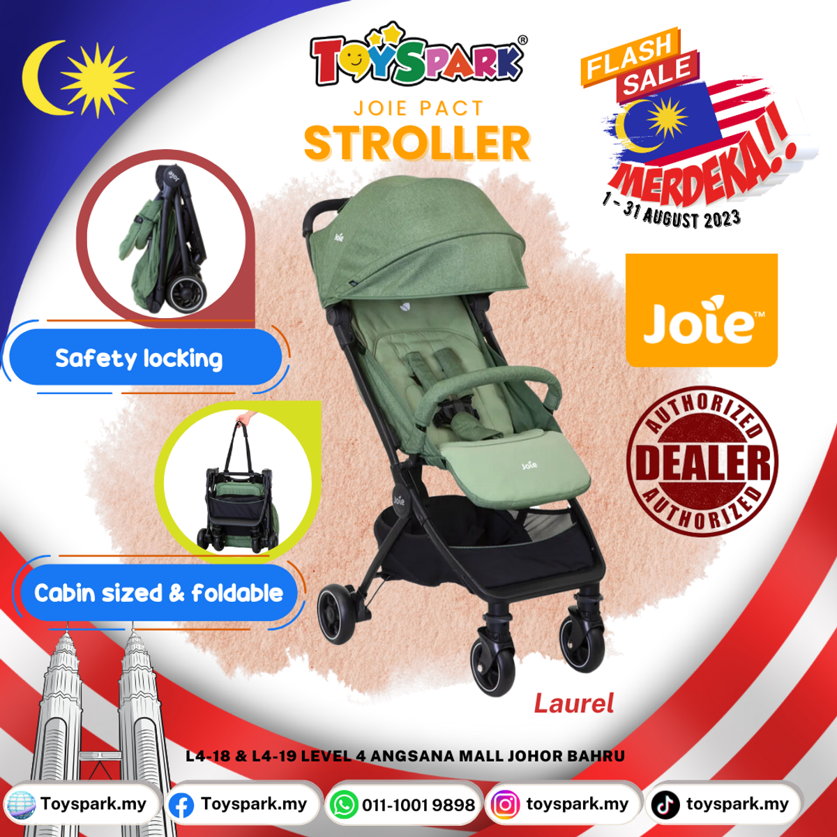 Fold and Go: Compact Strollers for Urban Living