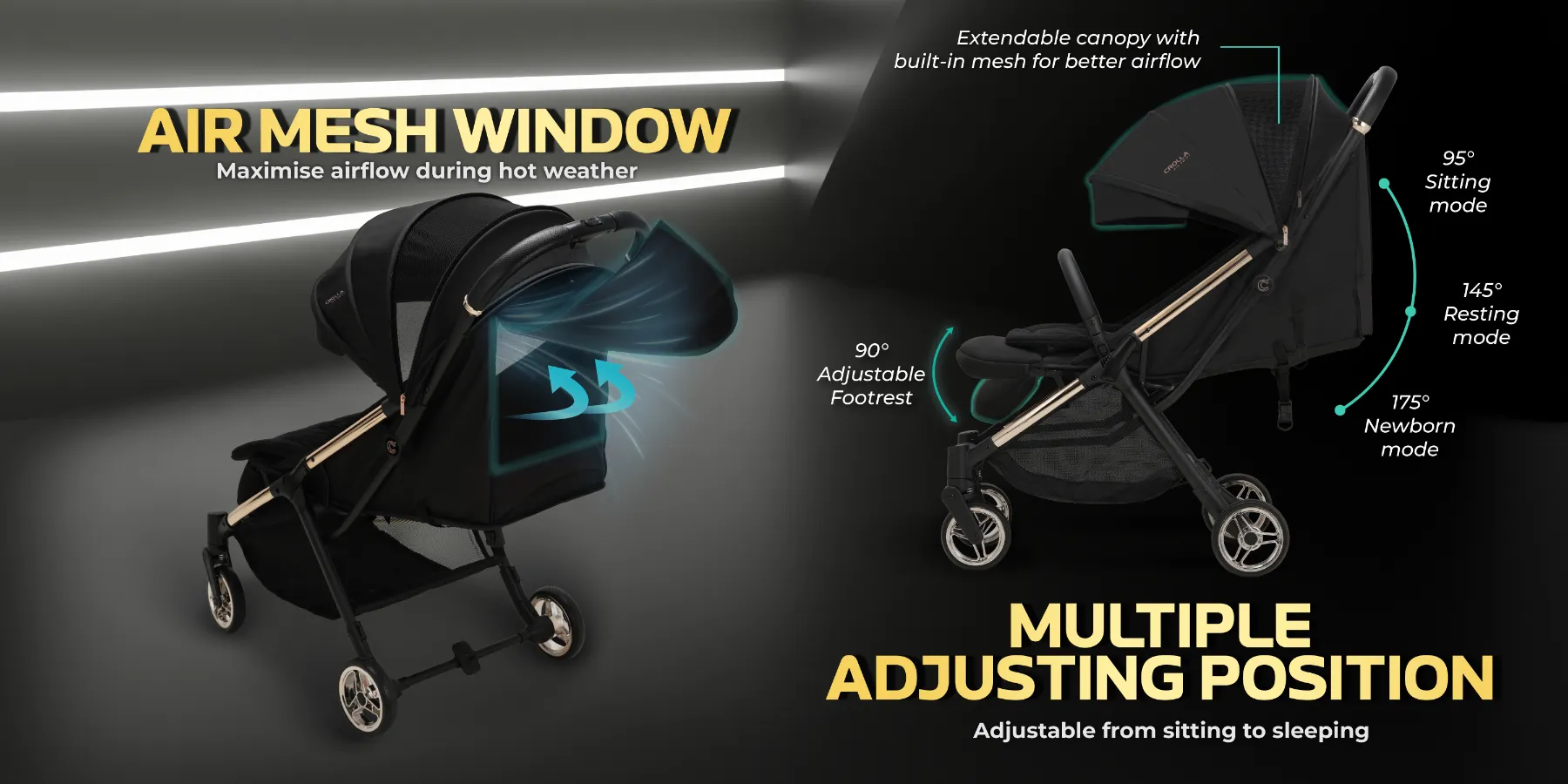 CrollaBaby-Ads-Website-New-Air-Swift-mesh-window-adjustable-backrest