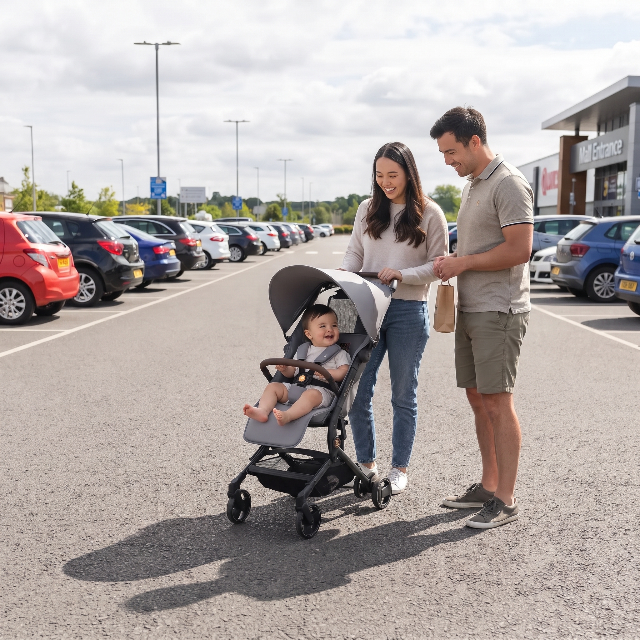 Compact baby stroller for small car boot Malaysia