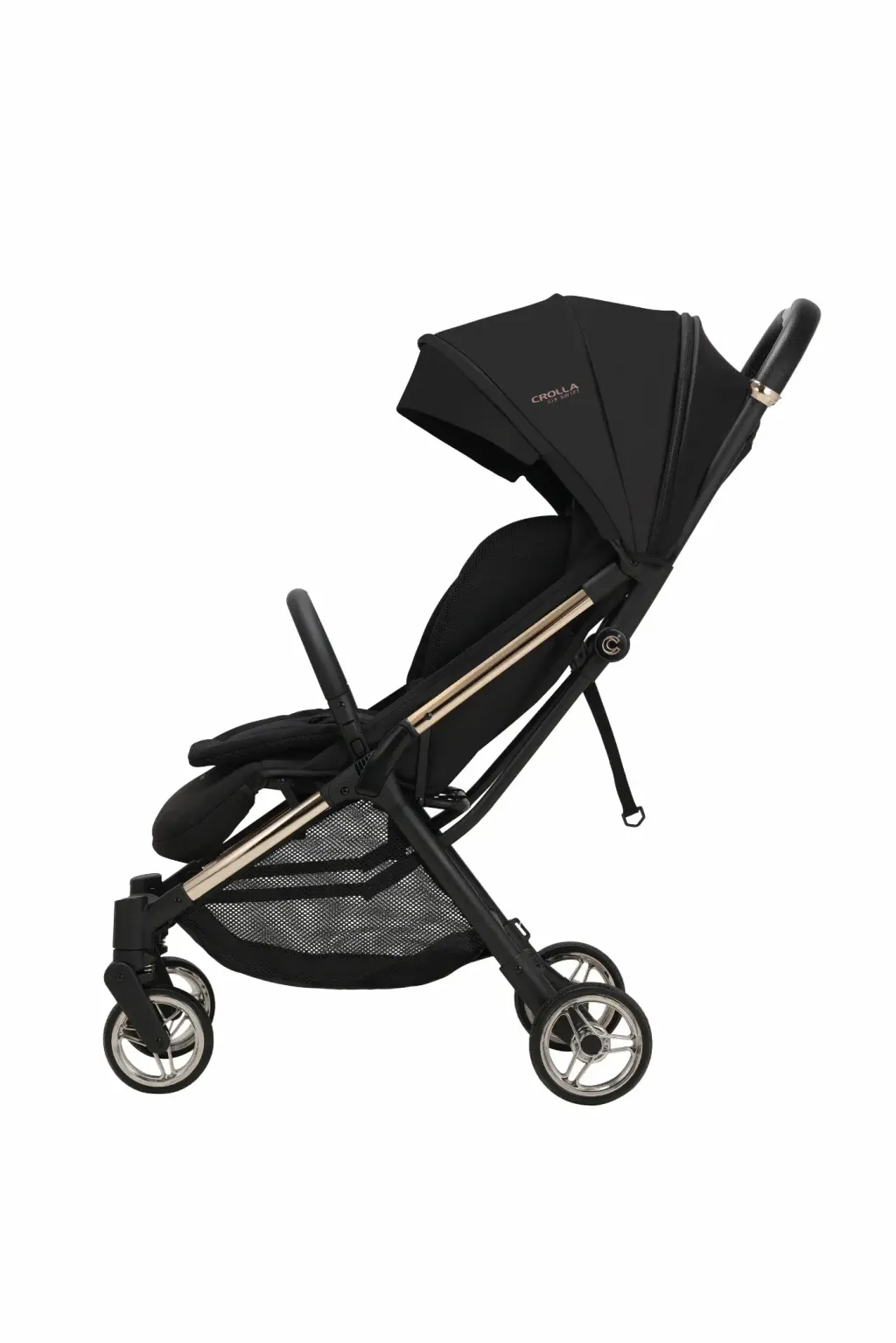 CrollaBaby-AirSwift-Onyx-Gold-lower-legrest