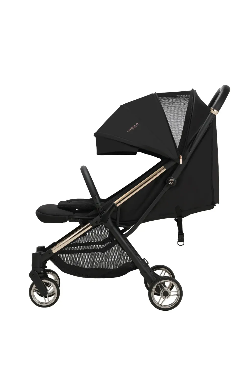 CrollaBaby-AirSwift-Onyx-Gold-side
