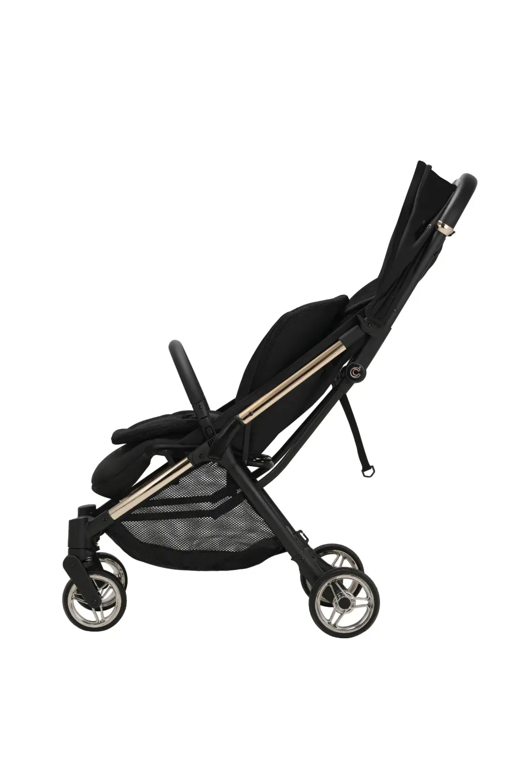 CrollaBaby-AirSwift-Onyx-Gold-close-canopy