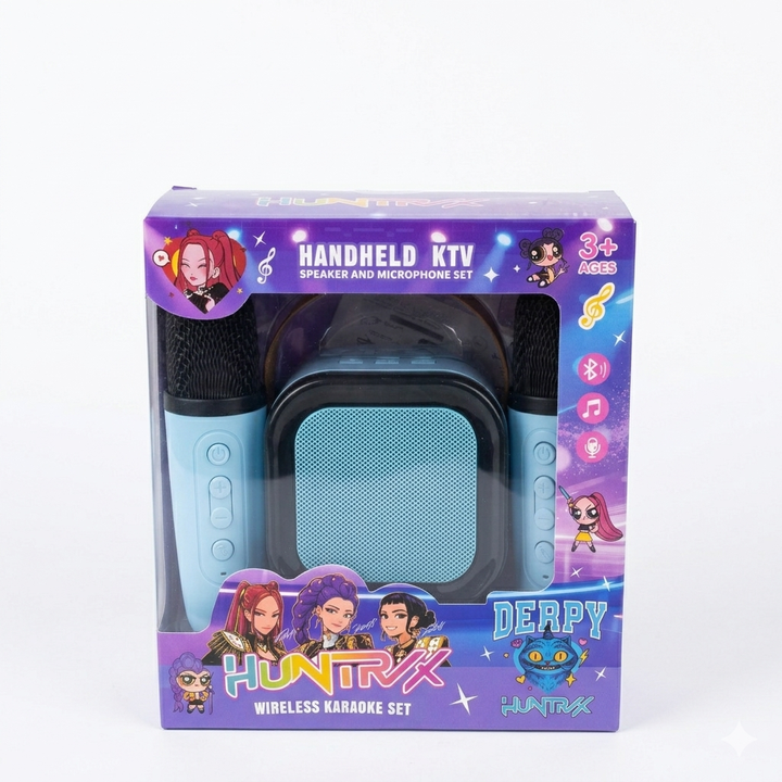 Huntrix Wireless Karaoke Set (2 Mics)