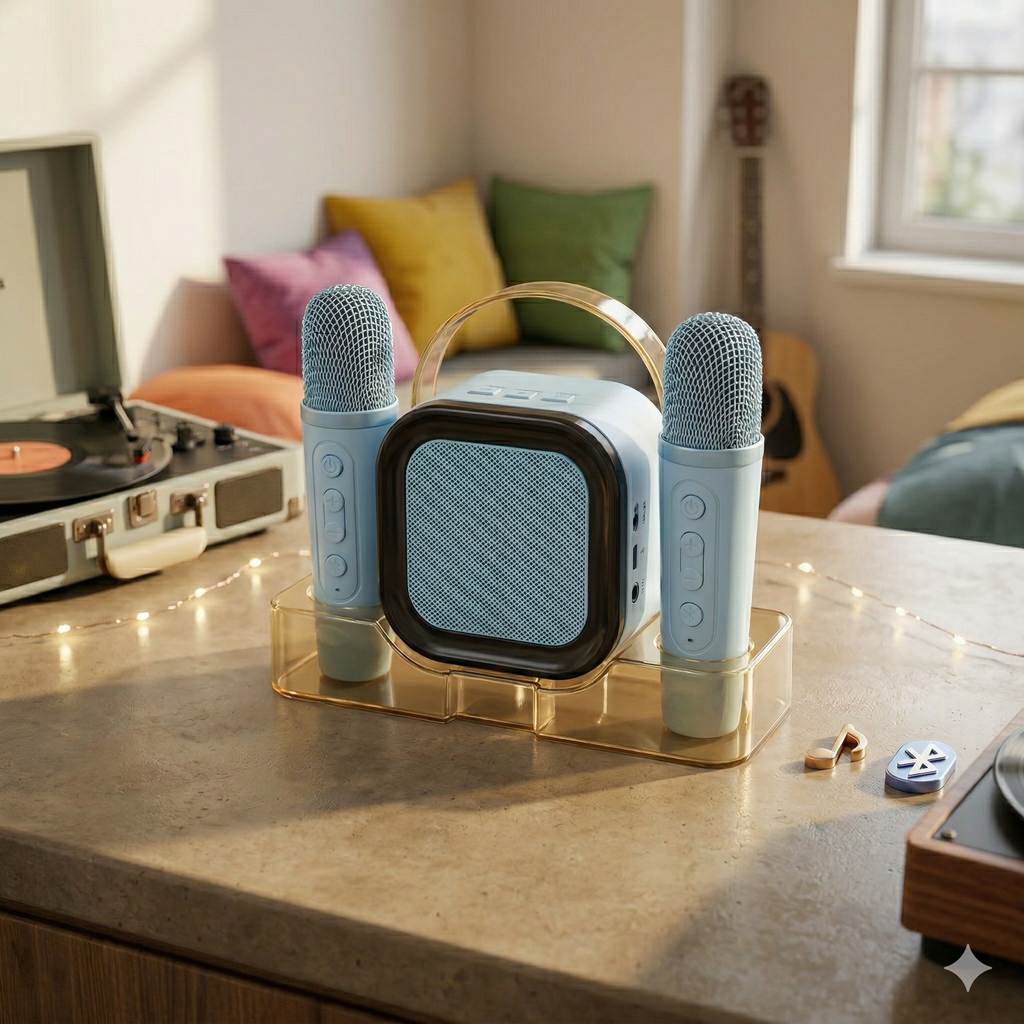 Huntrix Wireless Karaoke Set (2 Mics)