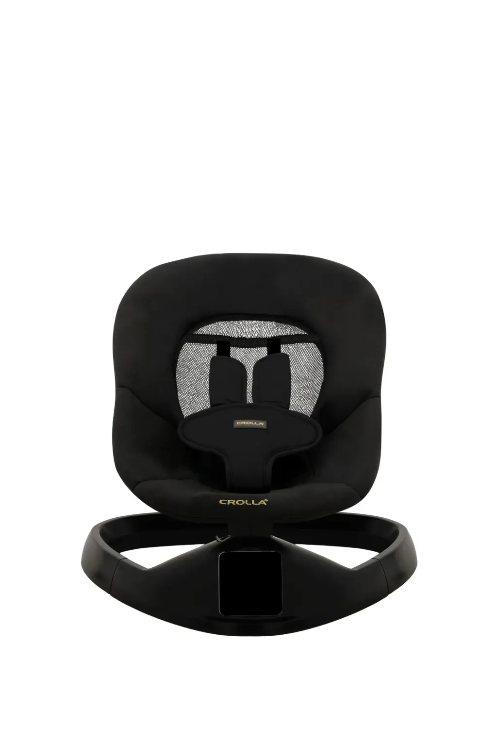 CrollaBaby-WBG-Comfeo-Midnight-Black-front-without-cushion