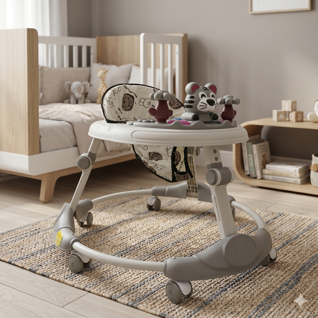 Musical Activity Tiger Baby Walker