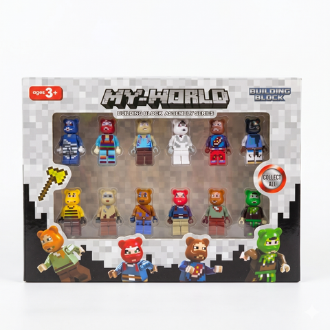 My World Bear Building Block Assembly Minecraft