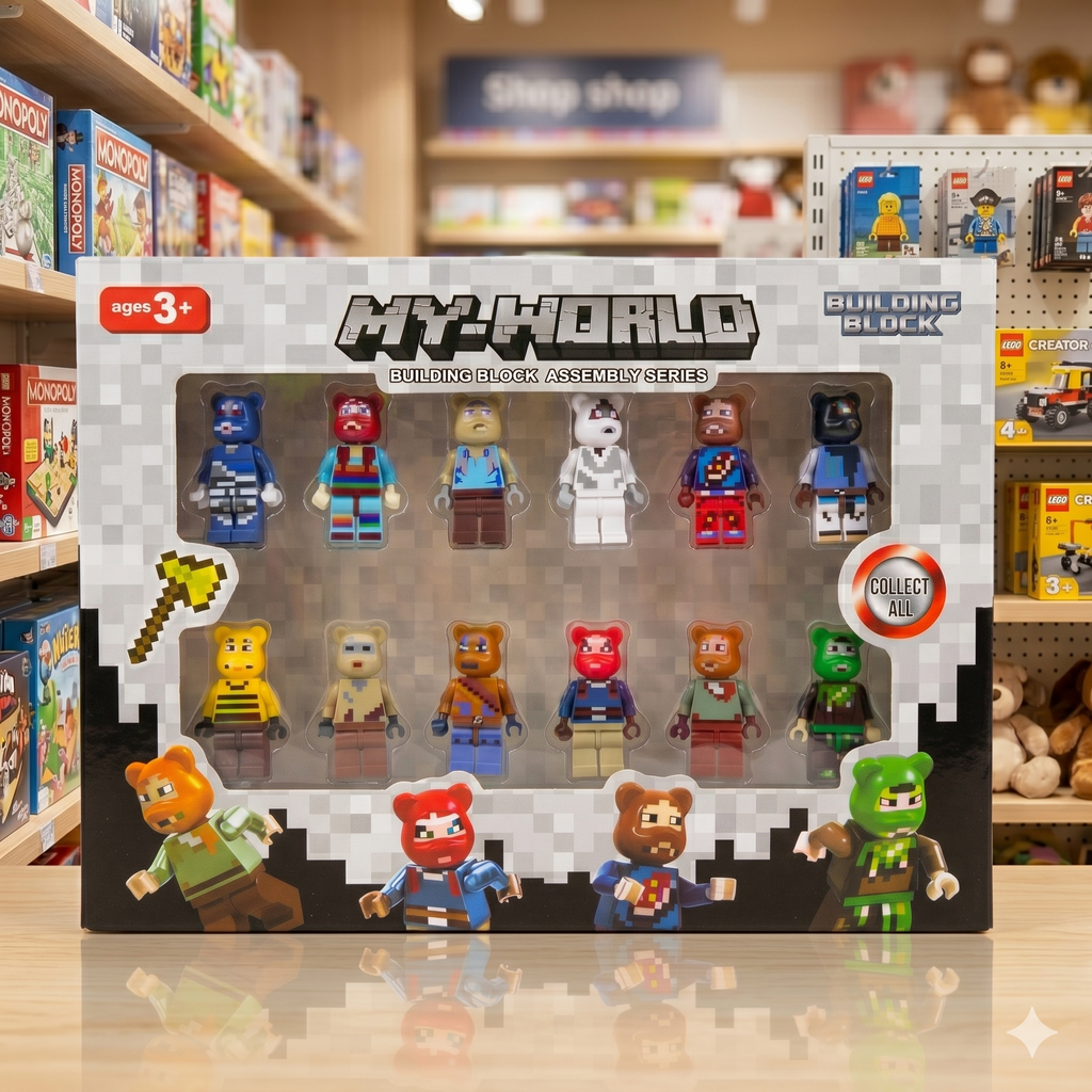 My World Bear Building Block Assembly Minecraft