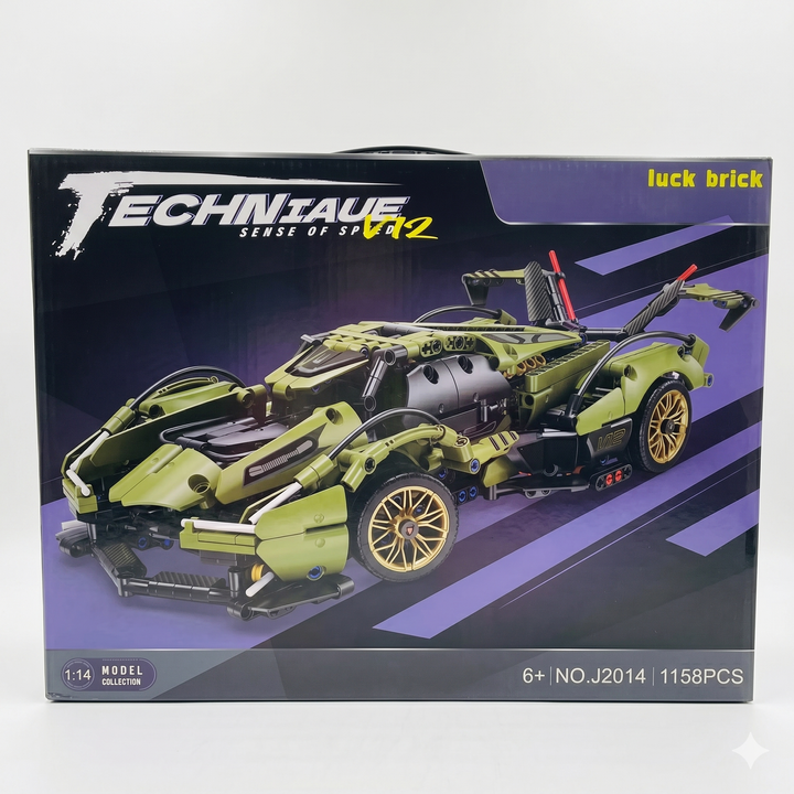 Techniaue Sense Of Speed V12 1149Pcs Blocks Brick