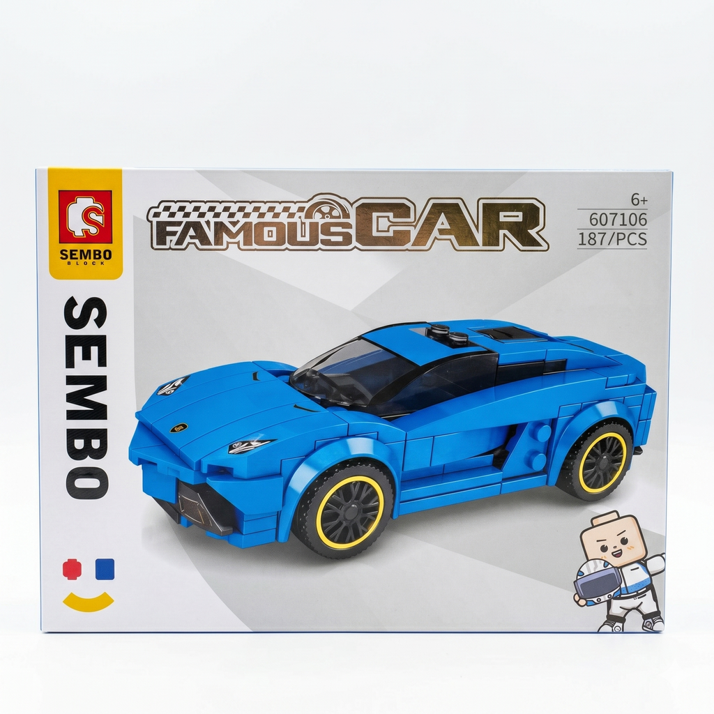 Sembo Famous Car Building Blocks
