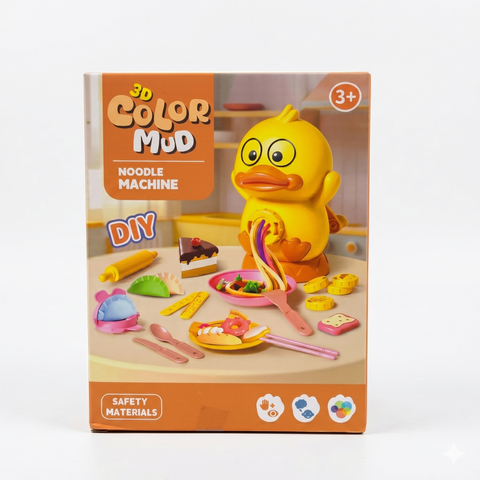 3D Color Mud Duck Noodle Machine Clay