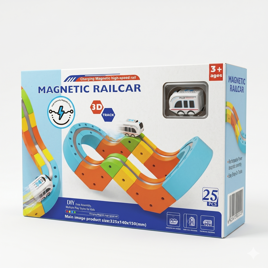 Magnetic Railcar Track