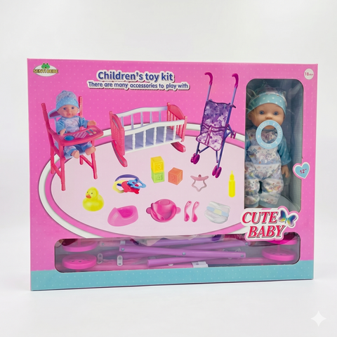 Senyibebe Children's Toy Kit Dolls Ful Set