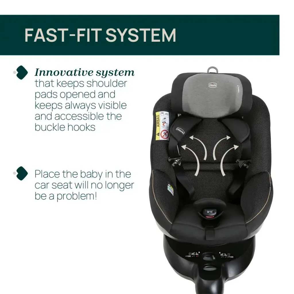 Chicco Seat105 ISOFIX R129 Baby Carseat 360