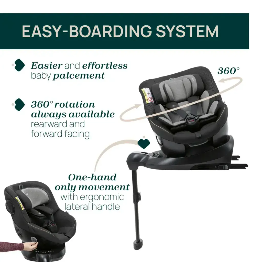 Chicco Seat105 ISOFIX R129 Baby Carseat 360