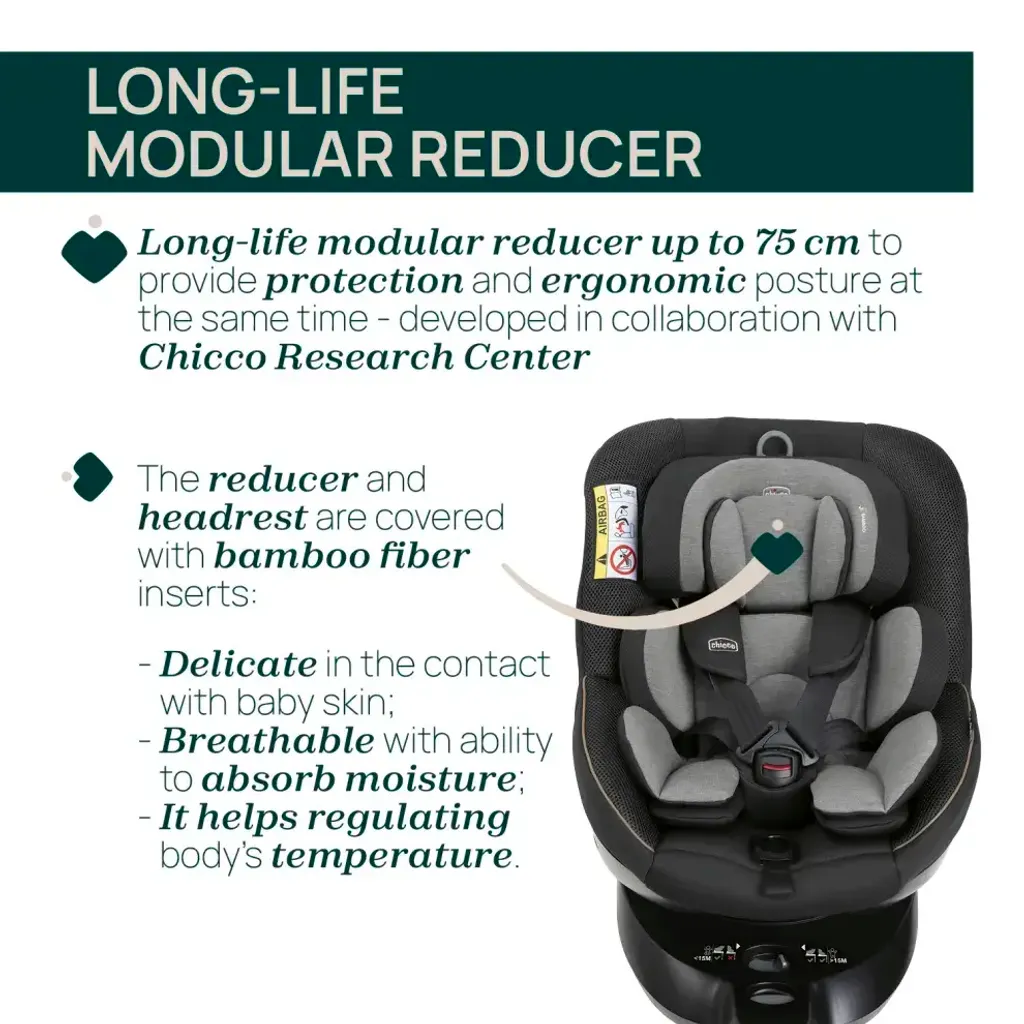 Chicco Seat105 ISOFIX R129 Baby Carseat 360