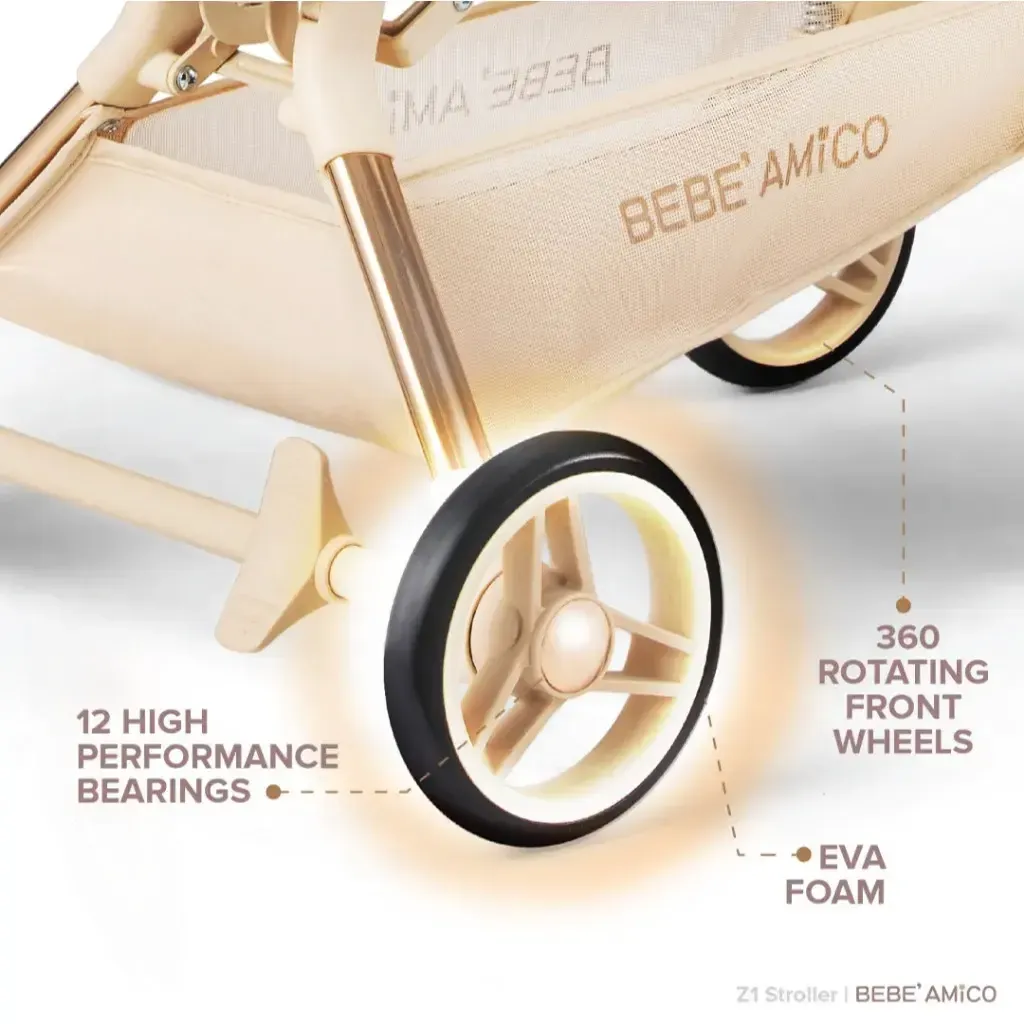 Bebe Amico Z1 Magic Cabin Stroller Malaysia | Lightweight Travel Stroller
