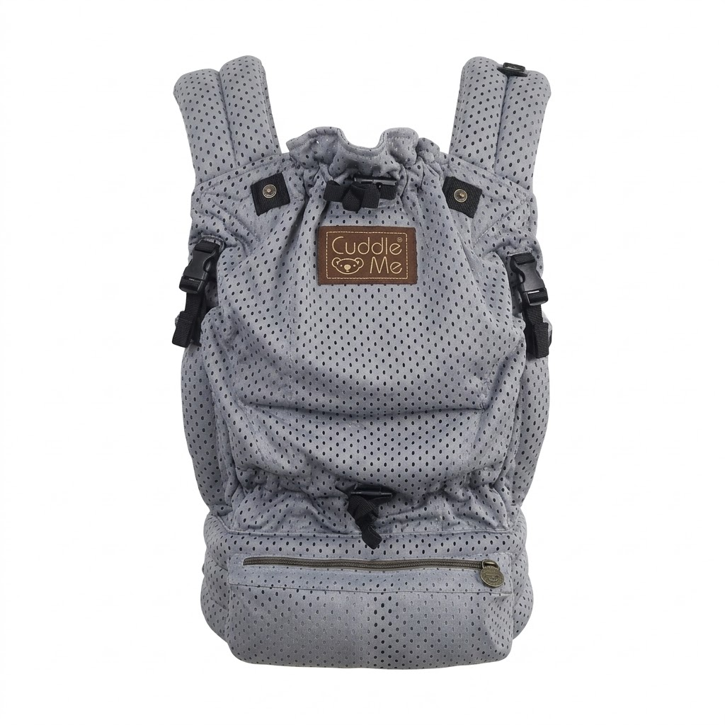 CuddleMe Levana Carrier Premium Baby Carrier Malaysia | Soft Structured Stretch Cotton Carrier