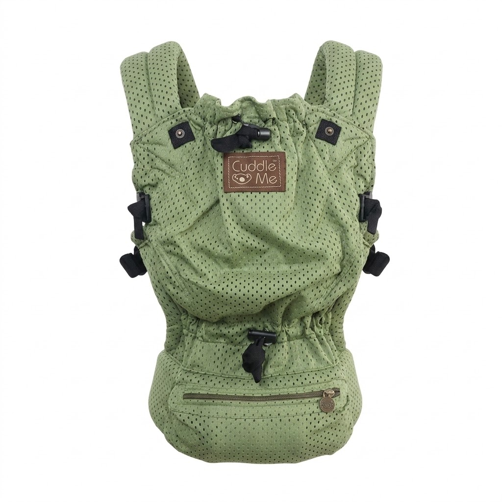 CuddleMe Levana Carrier Premium Baby Carrier Malaysia | Soft Structured Stretch Cotton Carrier