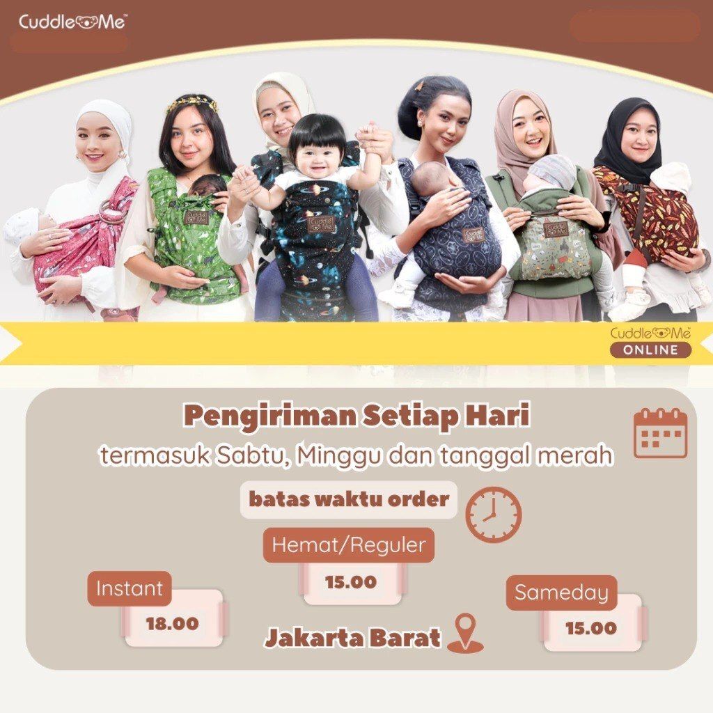 CuddleMe WingMe Premium Baby Carrier – Multi Carry Positions Ergonomic Newborn to 20kg Carrier