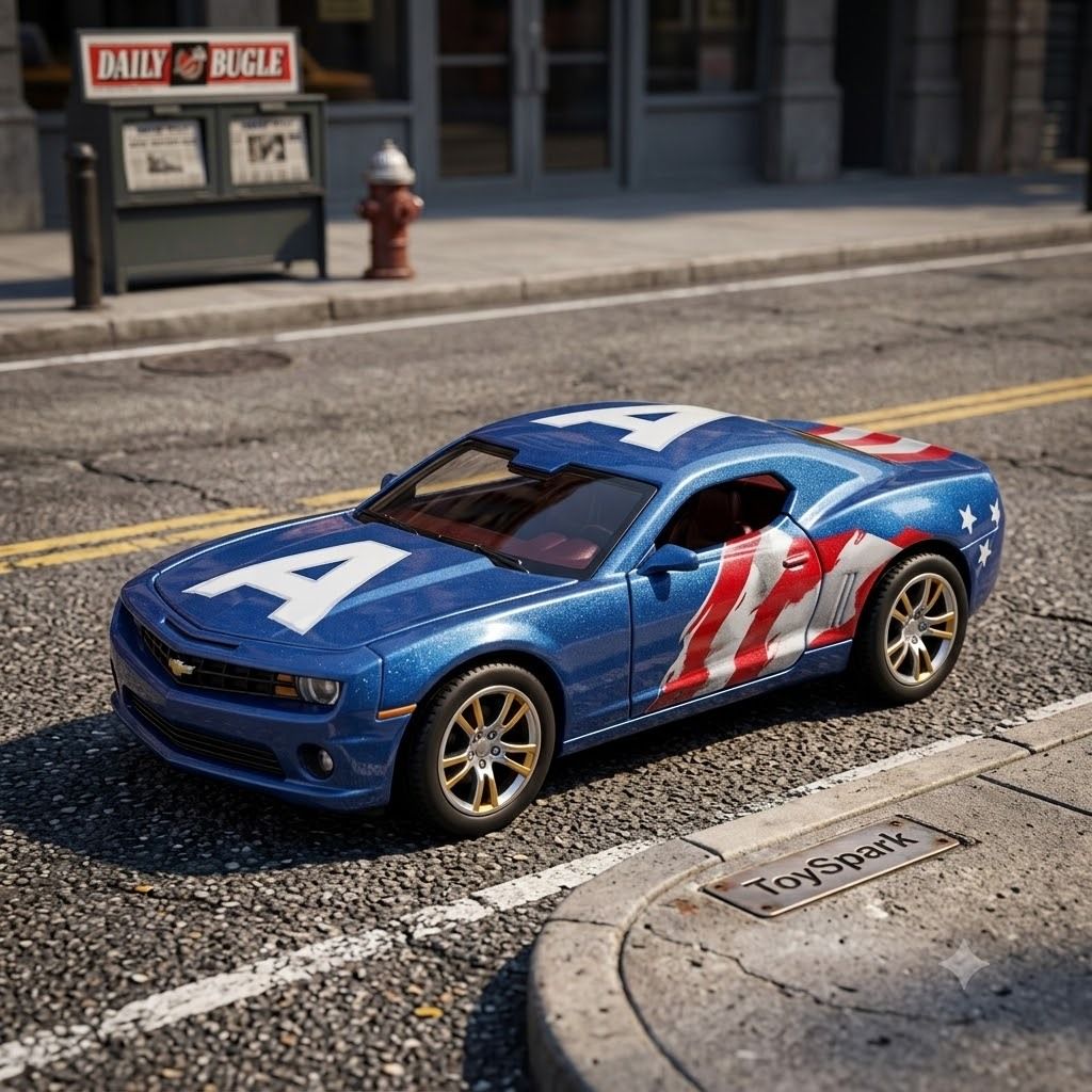 ToySpark Avengers Doomsday Captain America Die-Cast Toy Car