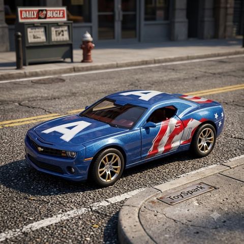ToySpark Avengers Doomsday Captain America Die-Cast Toy Car