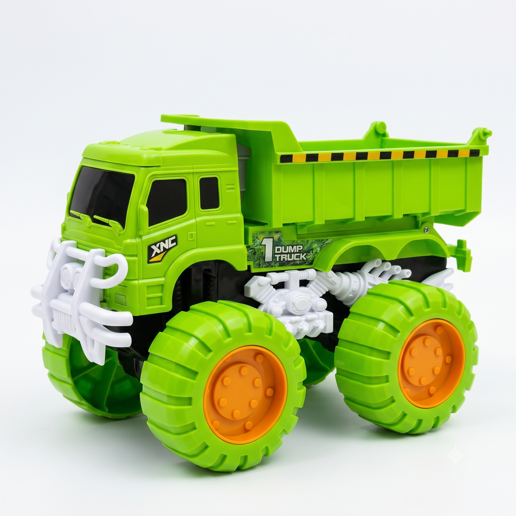 XNC Mighty Dump Truck with Monster Wheels