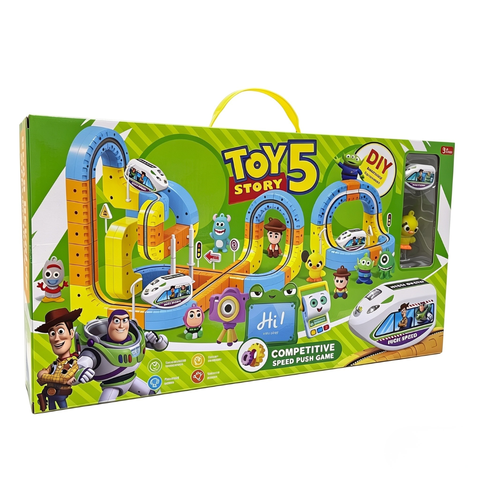 Toy Story 5  DIY Magnetic Monorail Train Track