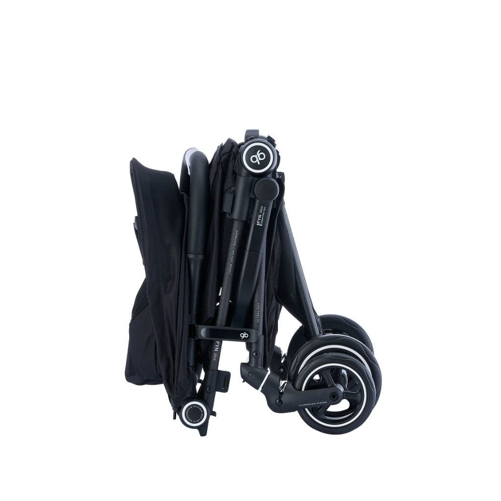GB Fyn Plus Ultra Compact Travel Stroller with Carbon Fiber Frame