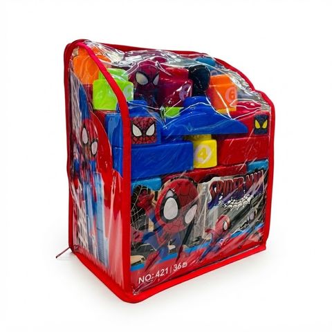 Spider-Man 36-Piece Educational Building Blocks Toy Set